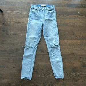 Garage ripped jeans
